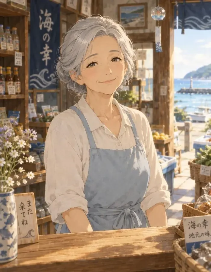 森川汐角色插画 - 花魁 · 第 4 位｜咪咕影院花魁榜