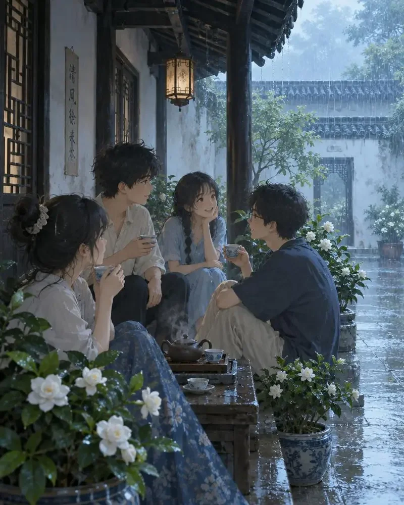 檐下听雨封面 - 国漫 · 生活流｜咪咕影院