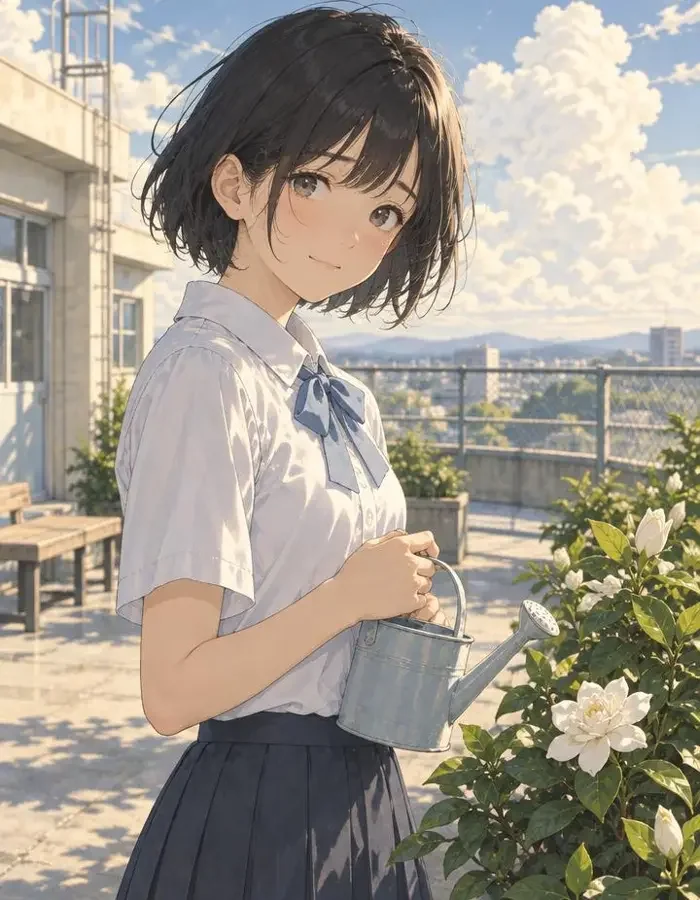 林栀夏角色插画 - 花魁 · 第 5 位｜咪咕影院花魁榜